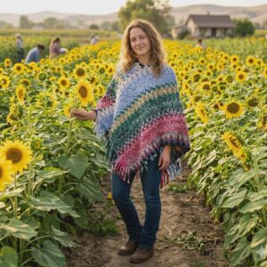 Ladies Woolen pancho
