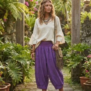 3/4 Button Pant(EFAR-428)